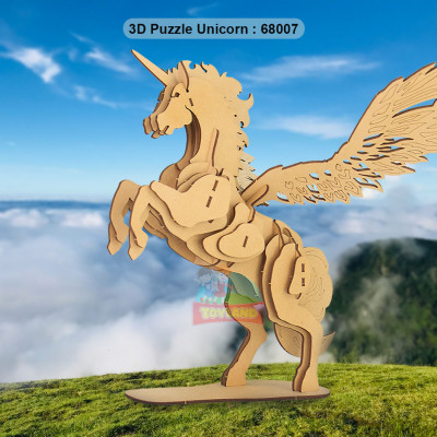 3D Puzzle Unicorn : 68007